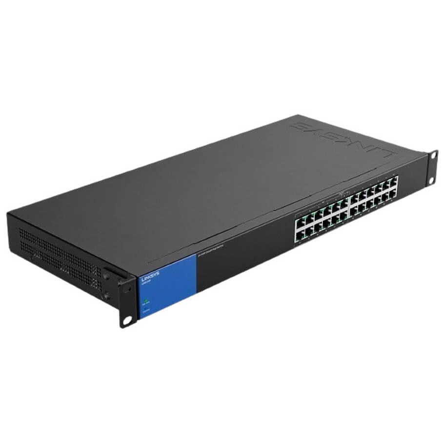 24-Port GE Business Desktop Switch LINKSYS LGS124P